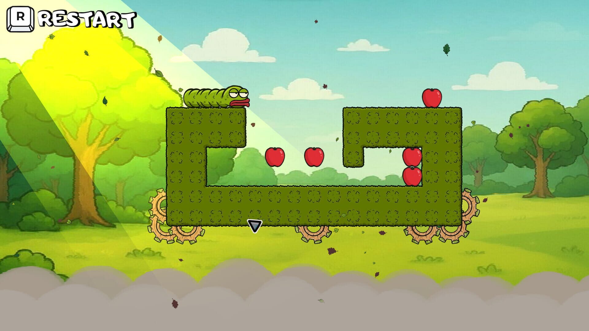 Wriggle Apple - Screenshot