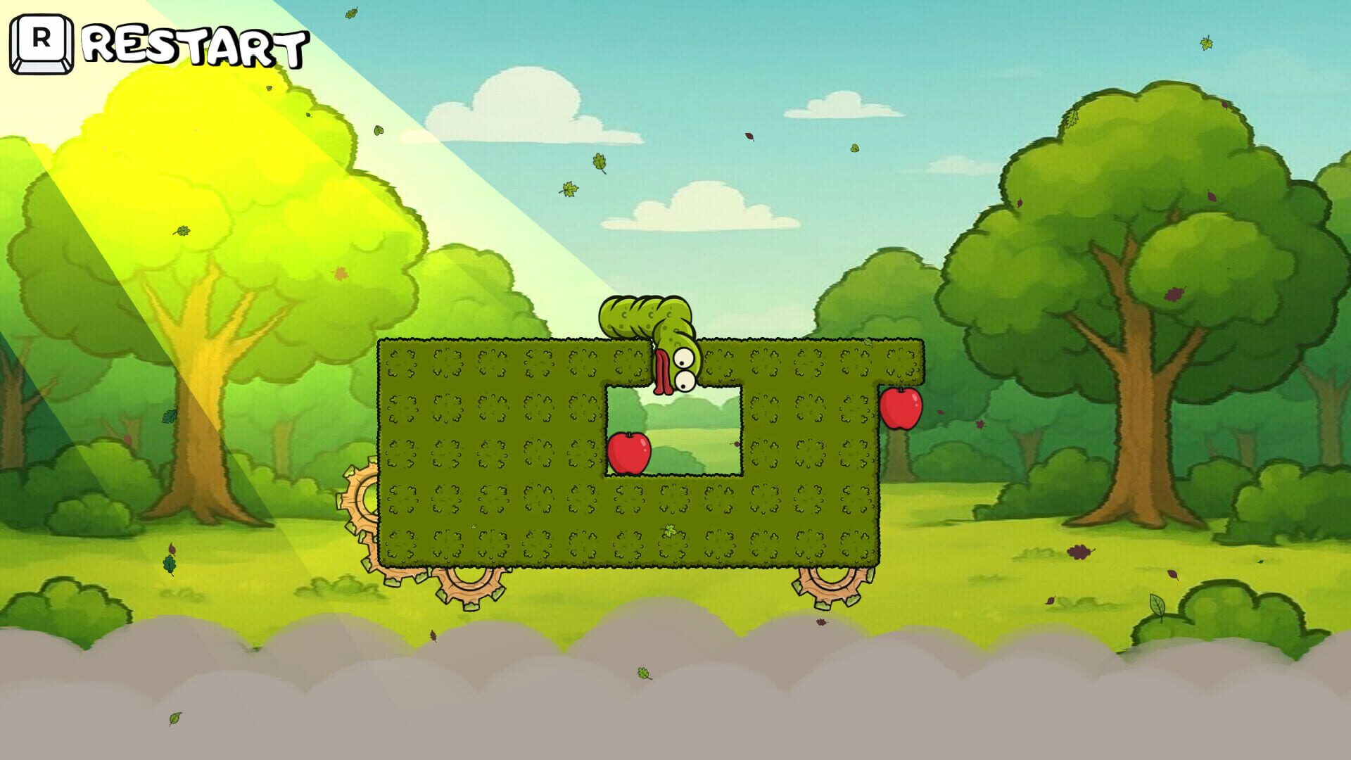 Wriggle Apple - Screenshot