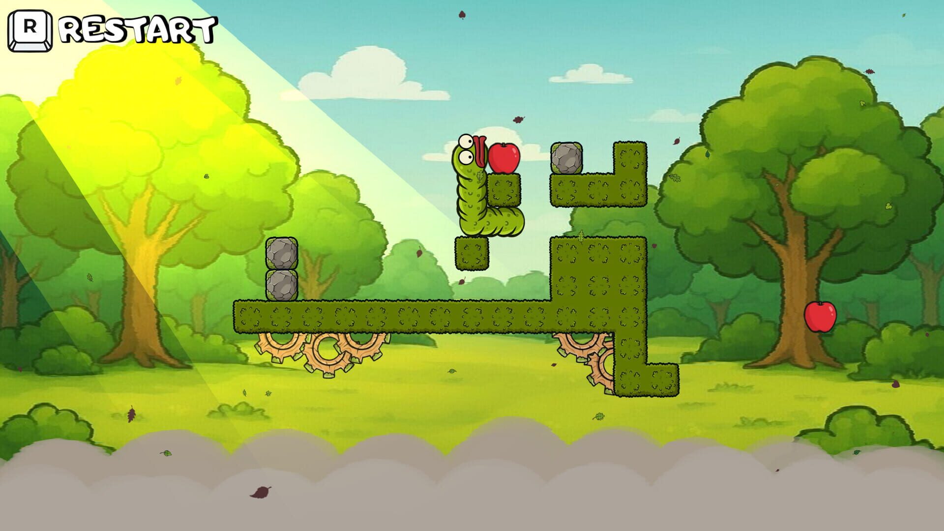 Wriggle Apple - Screenshot