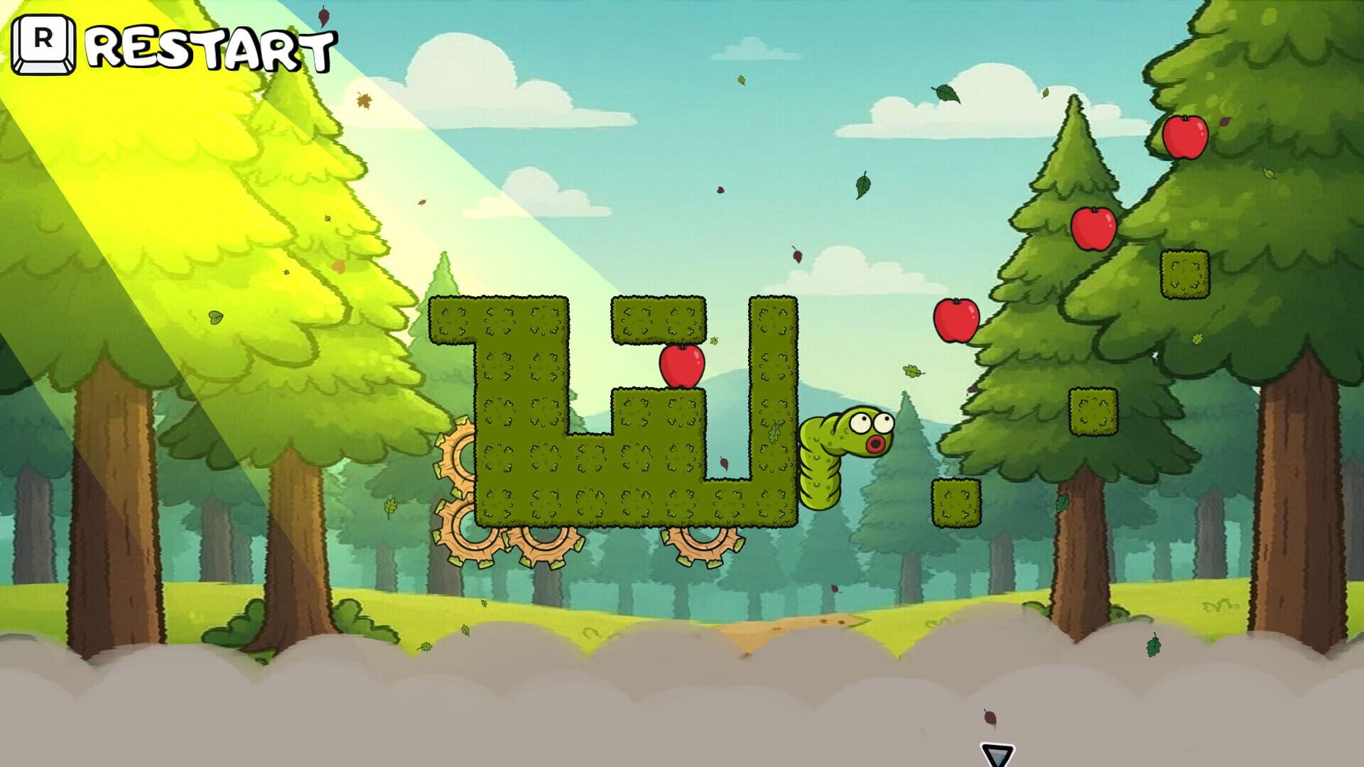 Wriggle Apple - Screenshot
