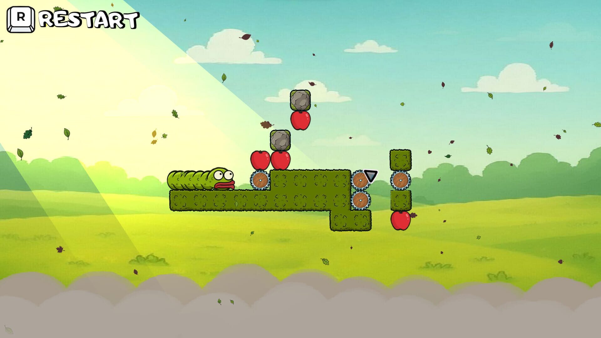 Wriggle Apple - Screenshot