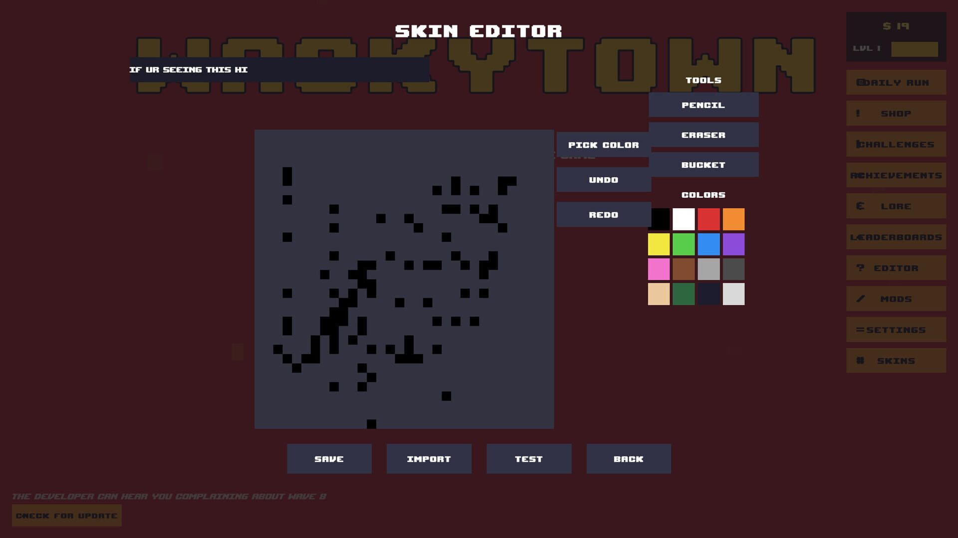 The Wackytown Game - Screenshot