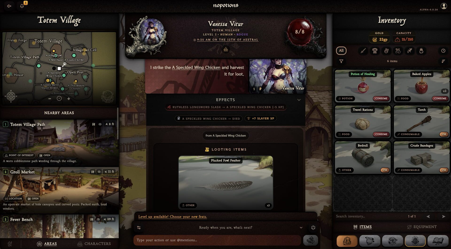 Nopotions - Screenshot
