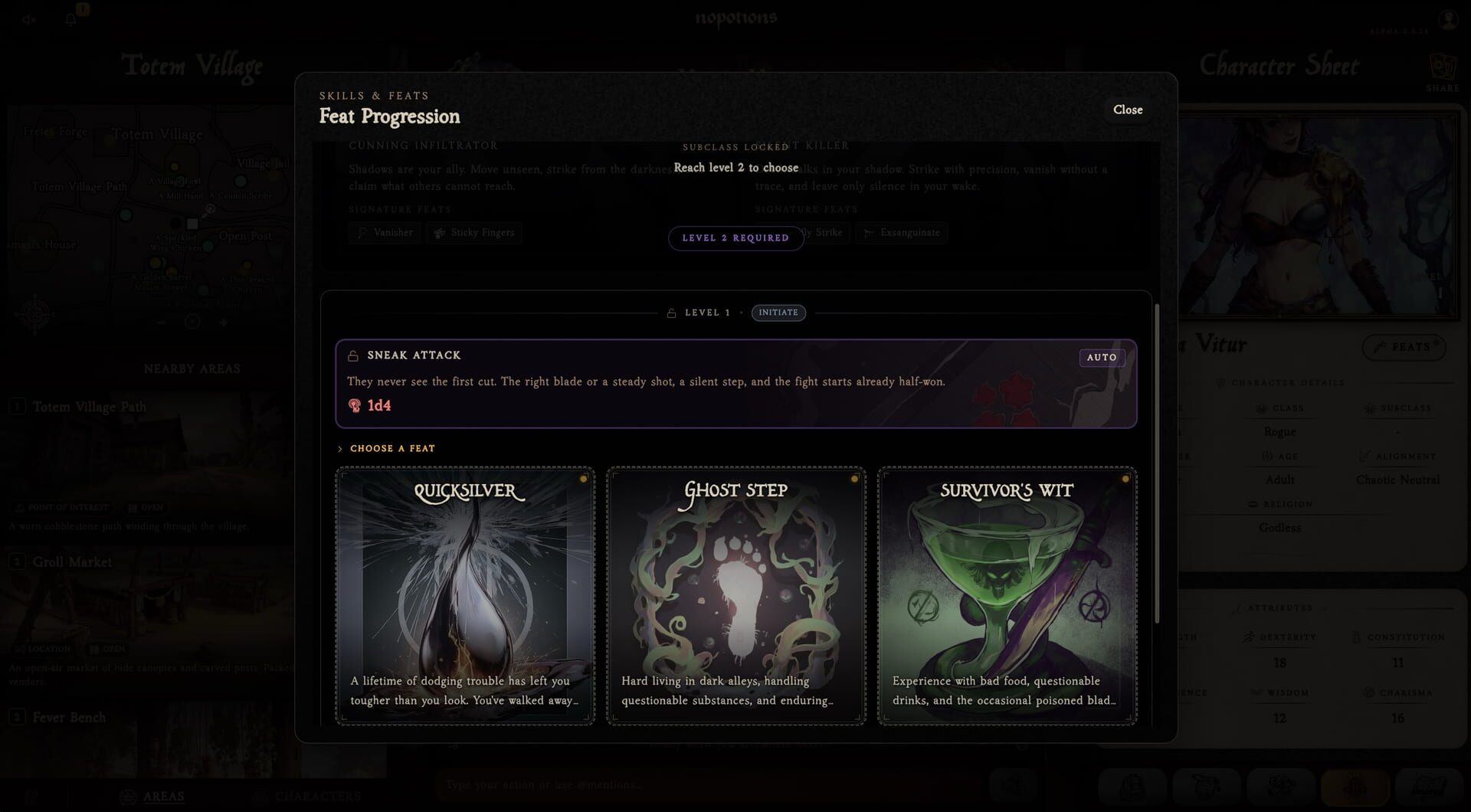 Nopotions - Screenshot