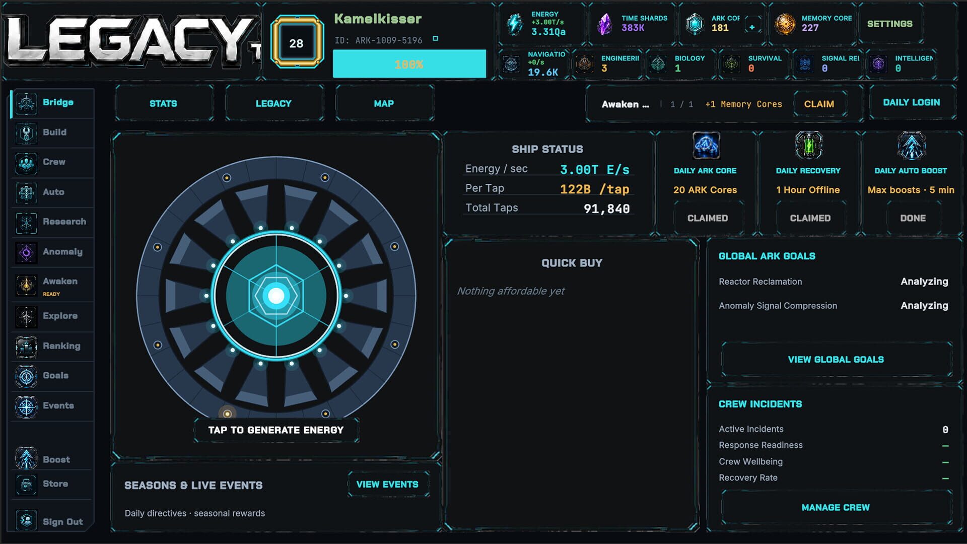 Legacy of the Ark: The Long Awakening