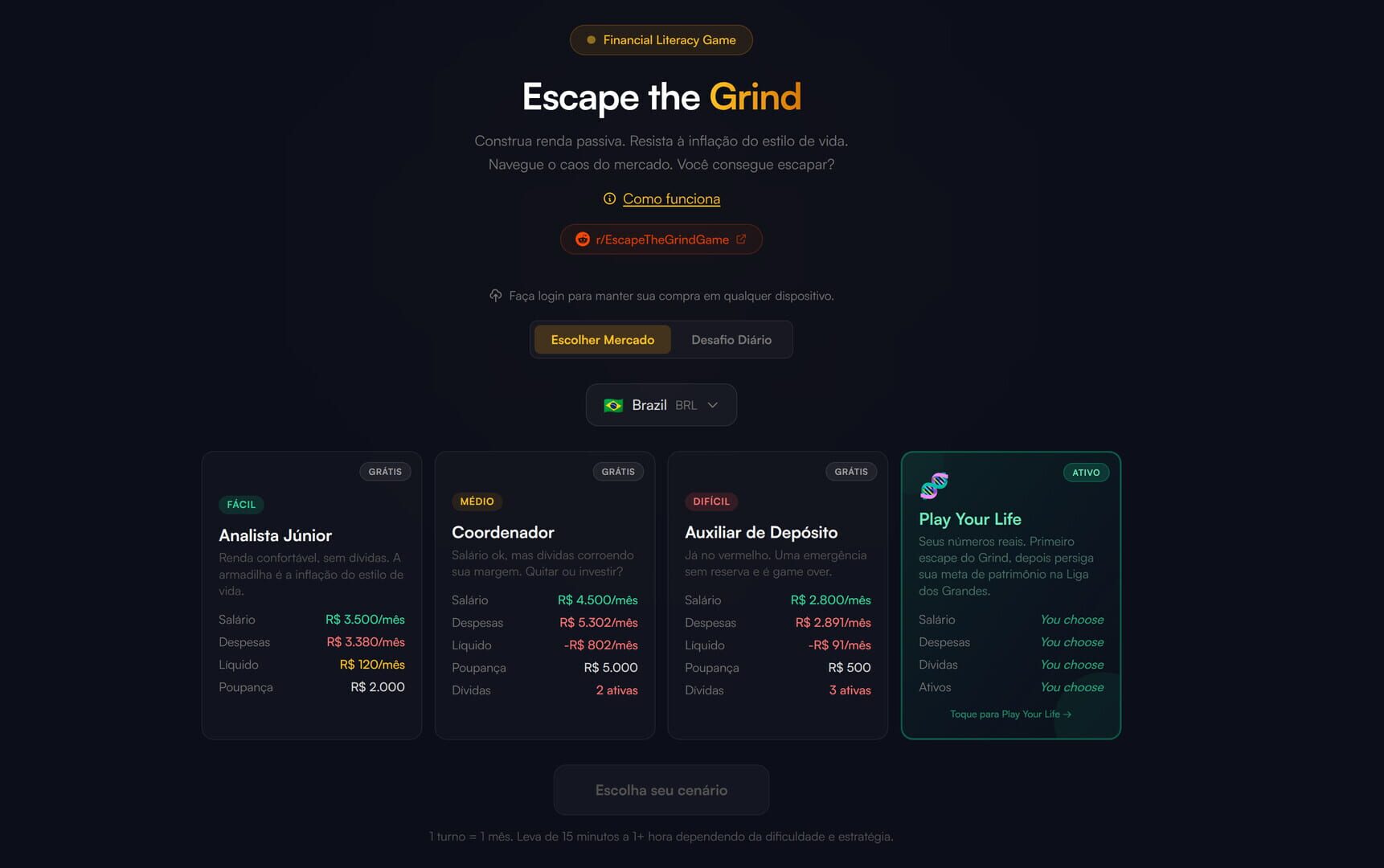 Escape the Grind