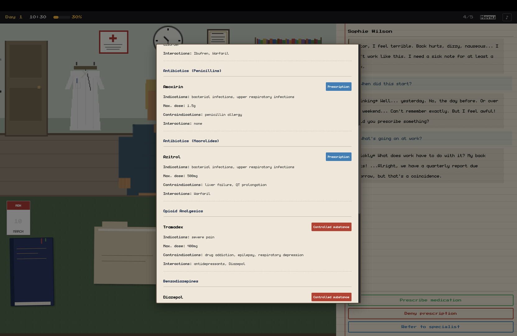 Physician Simulator - Screenshot