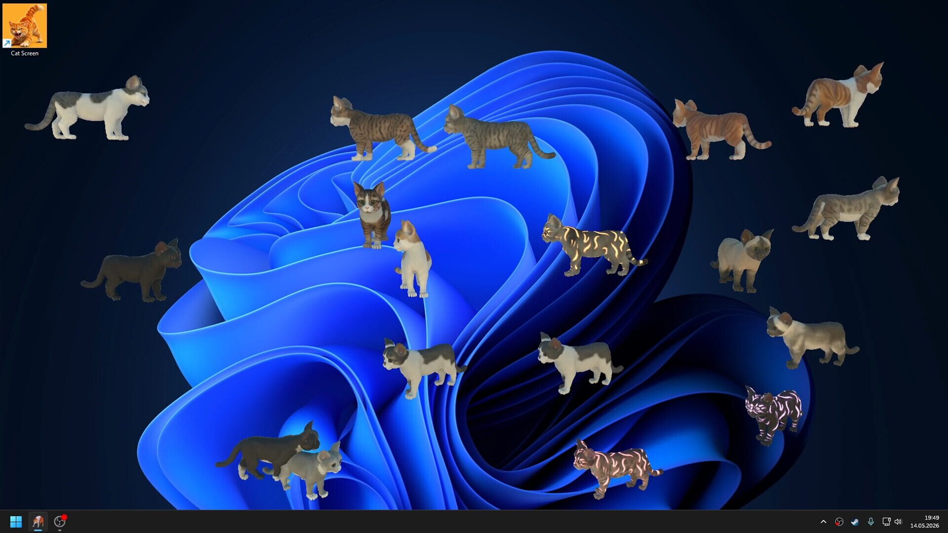 Cat Screen - Screenshot