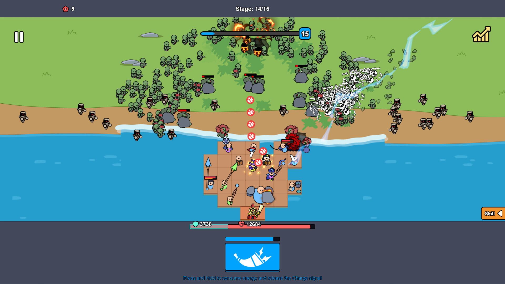 Beach Defense: Zombie Invasion - Screenshot