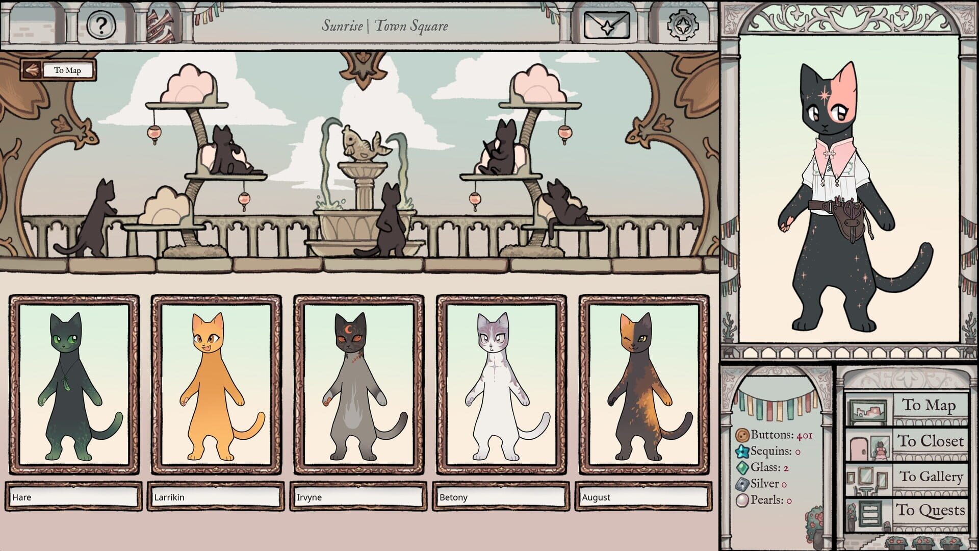 Kittycat Couture - Screenshot