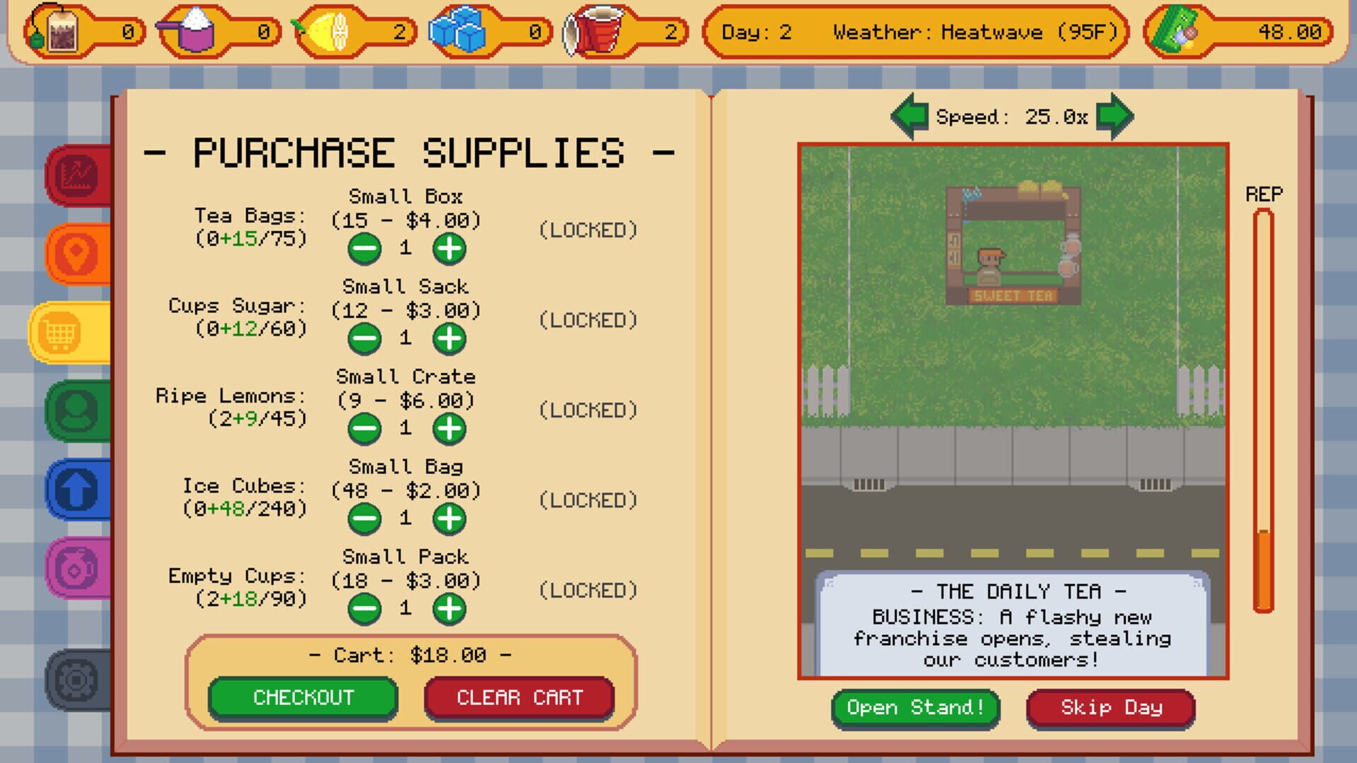 Sweet Tea Tycoon - Screenshot