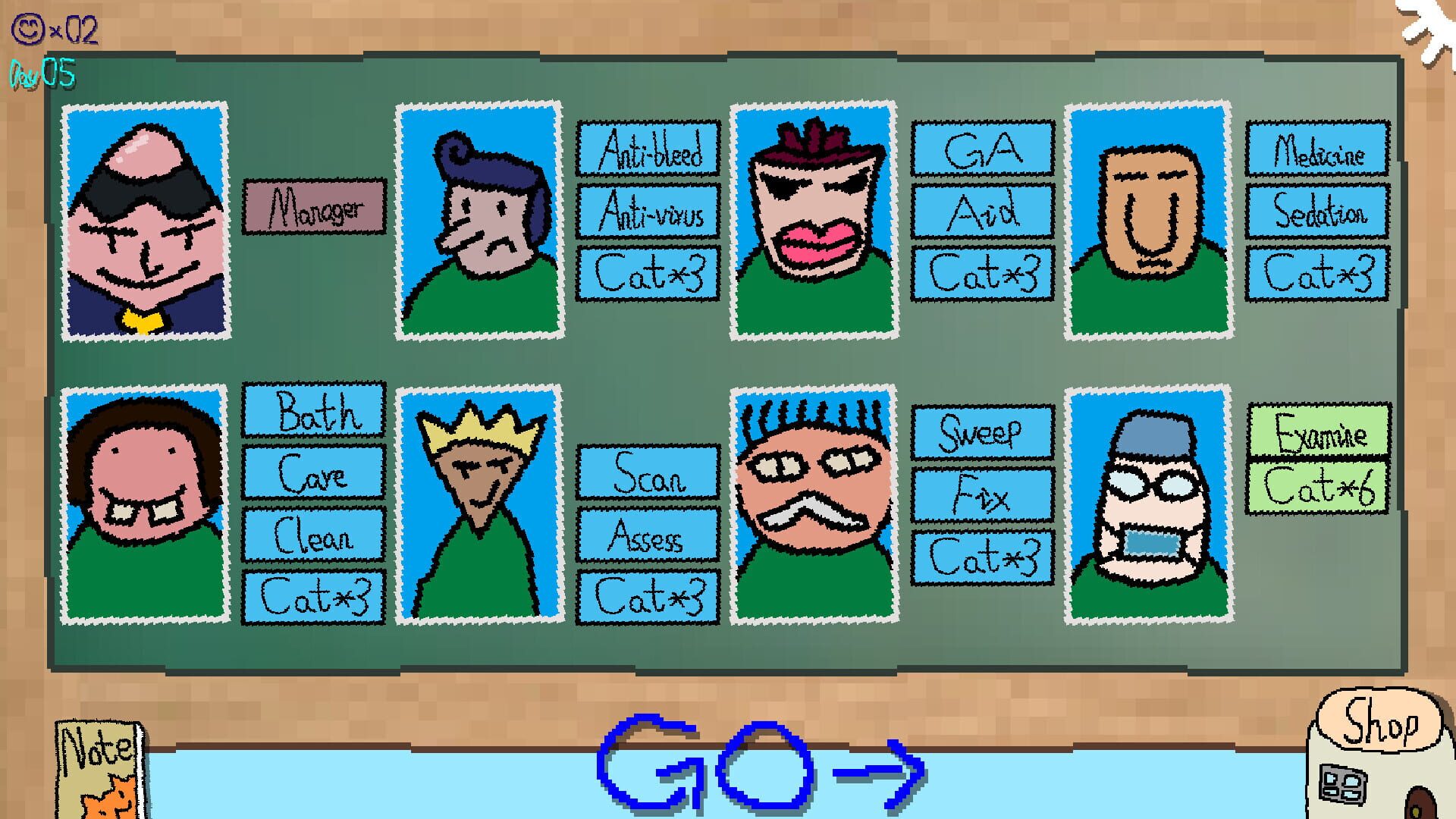 Cut Cats' Balls - Screenshot