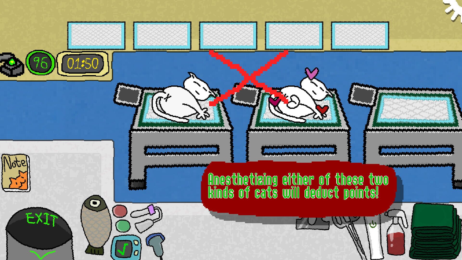 Cut Cats' Balls - Screenshot