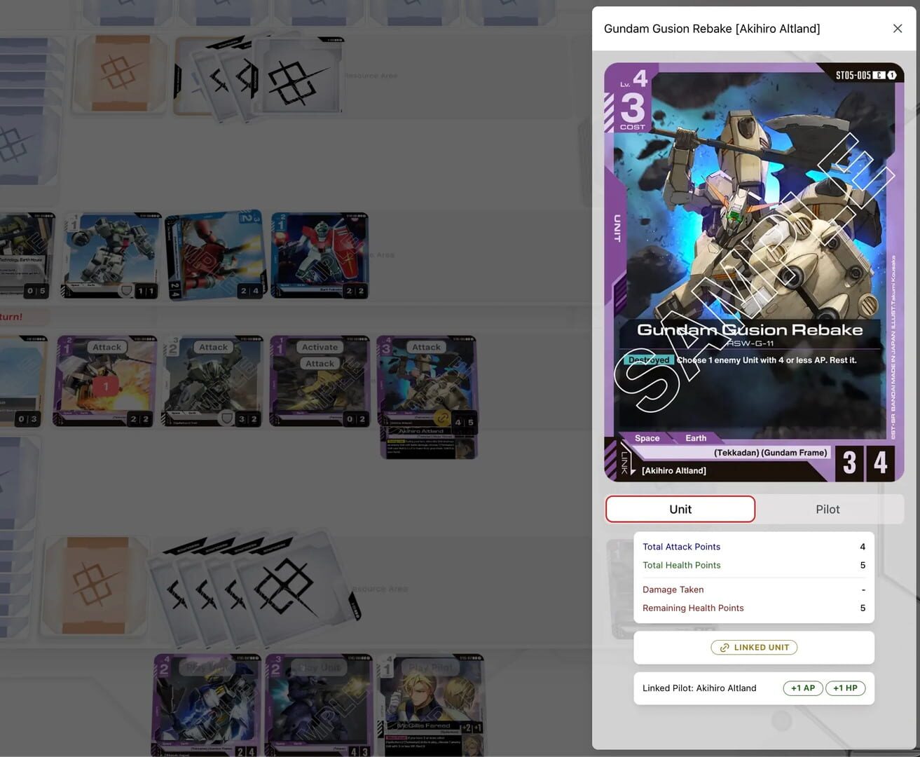 Mobile Suit Arena - Screenshot