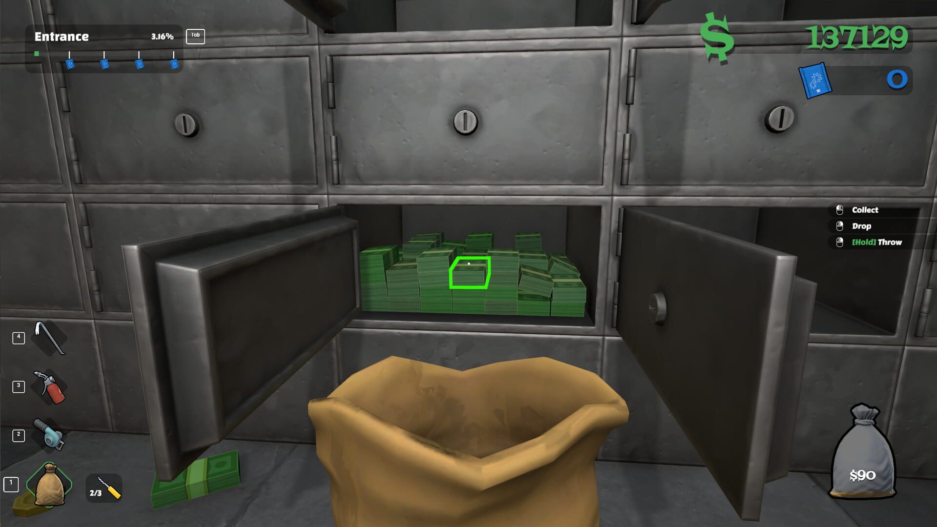 Professional Money Relocator - Screenshot