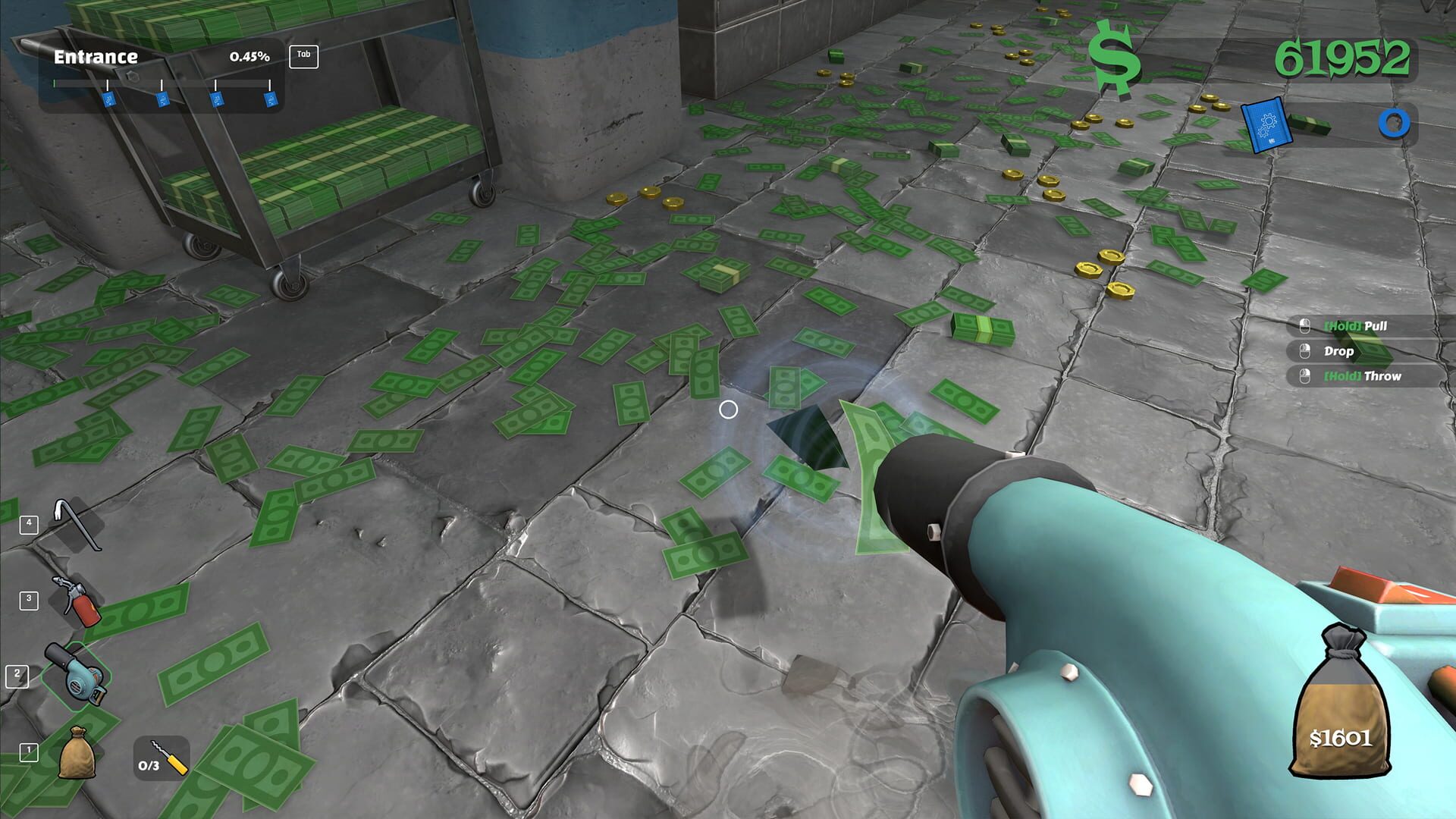 Professional Money Relocator - Screenshot
