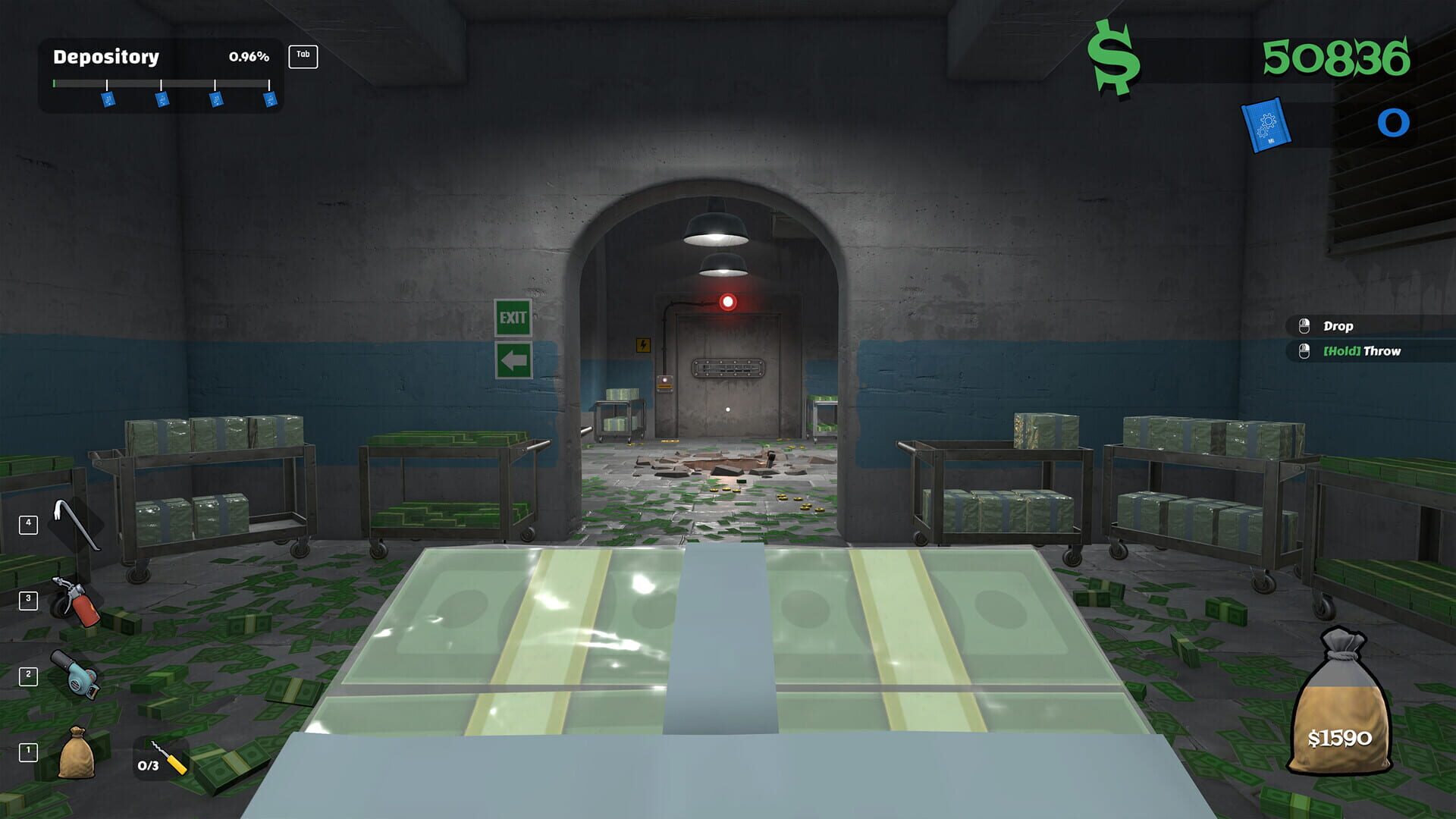 Professional Money Relocator - Screenshot