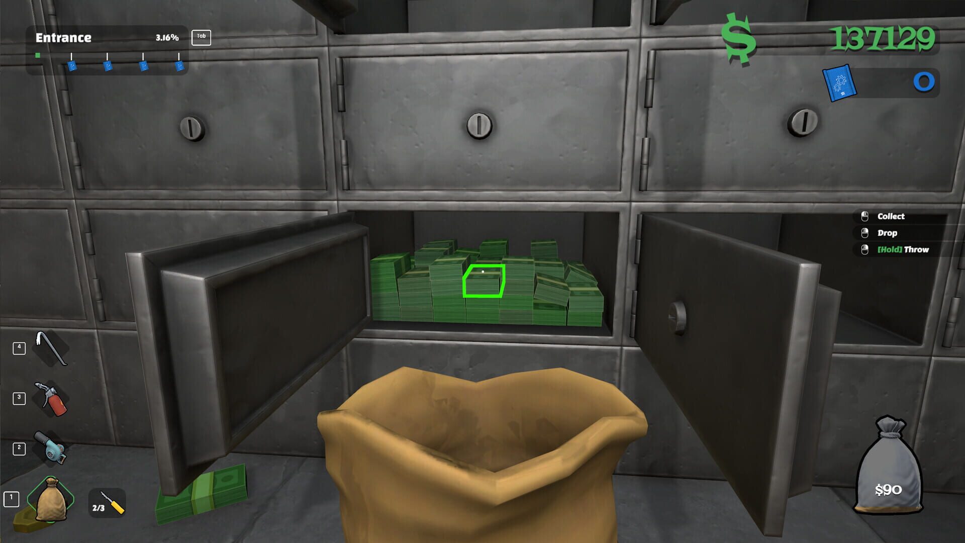 Professional Money Relocator - Screenshot