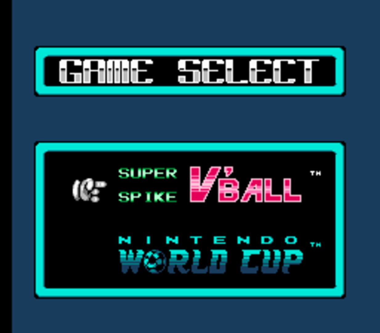 Super Spike V'Ball/Nintendo World Cup