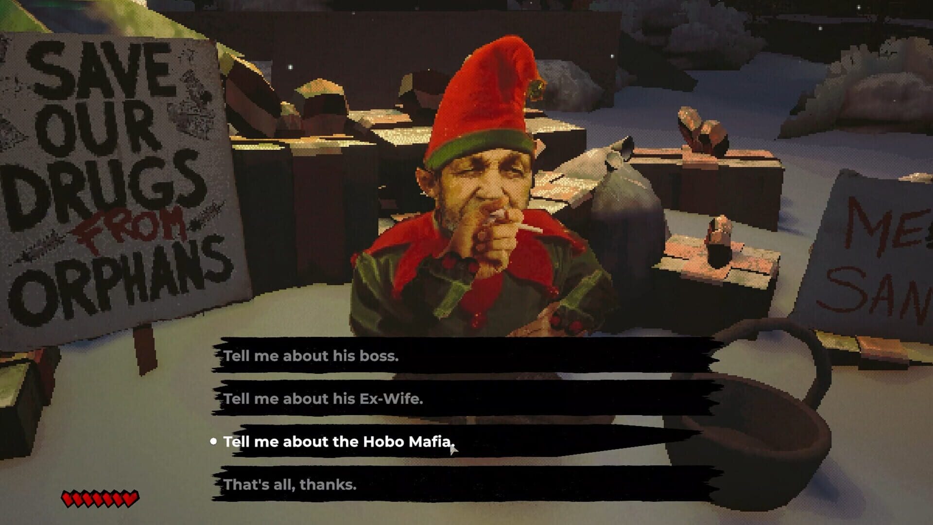 Fat Hobo: Hobocop Saves Christmas - Screenshot