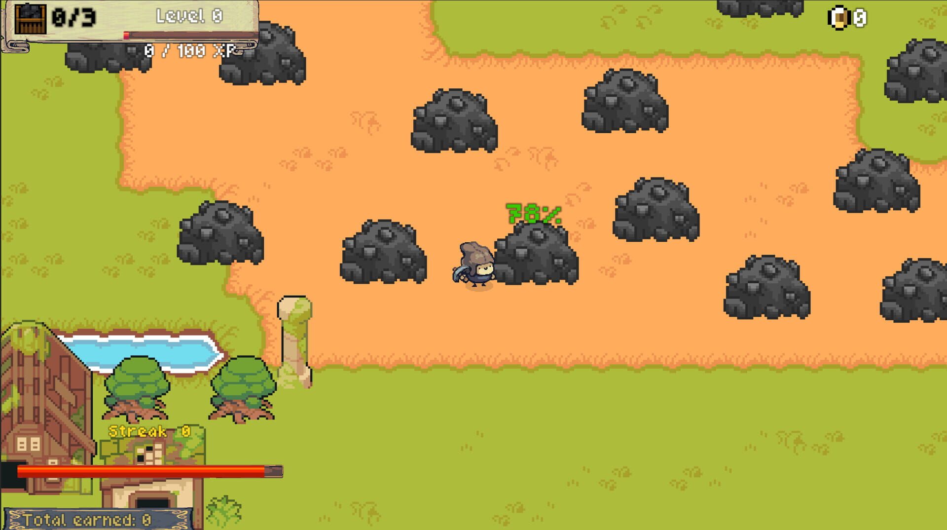 The Lonely Miner - Screenshot