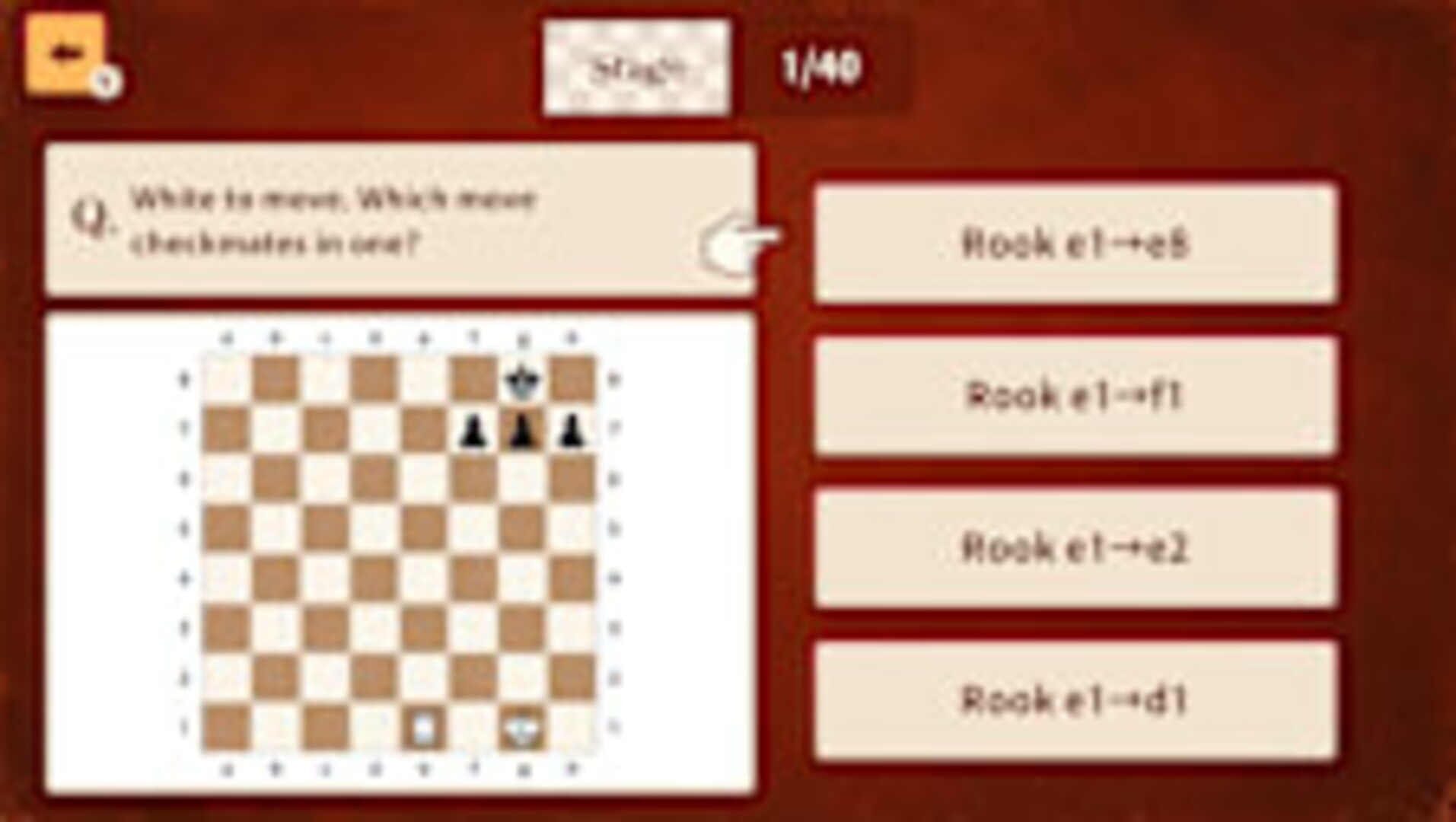 One-Move Checkmate: Chess Brain Trainer