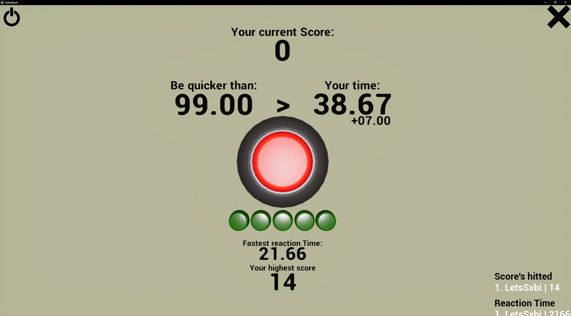 Reflex Rush - Screenshot