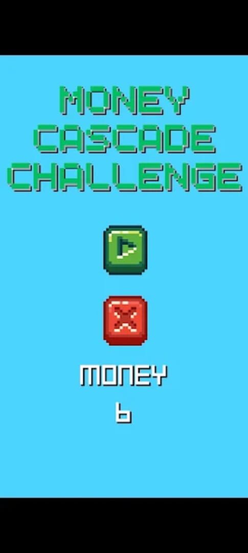 Money Cascade Challenge - Screenshot