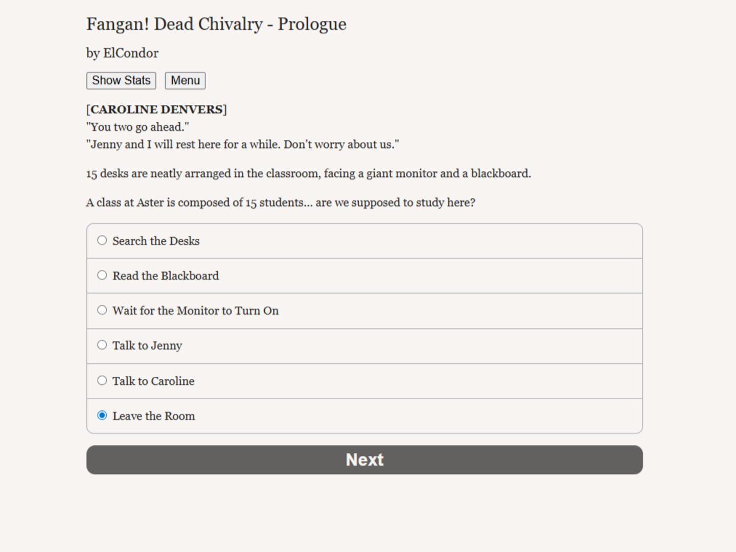 Fangan! Dead Chivalry - Screenshot