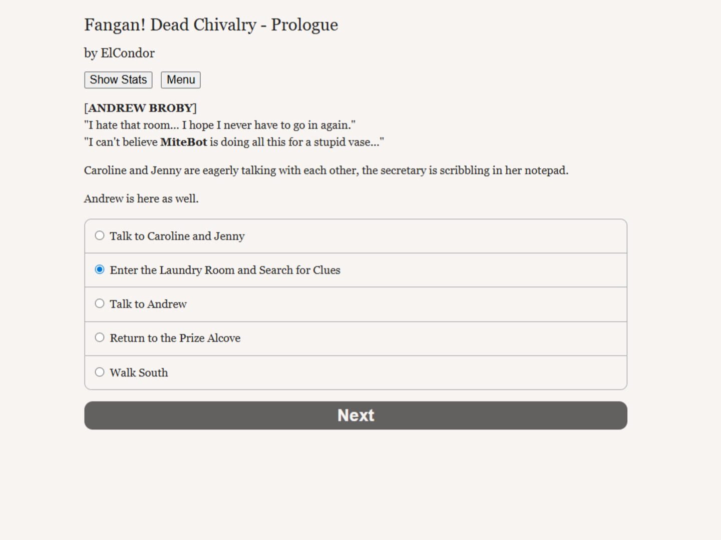 Fangan! Dead Chivalry - Screenshot