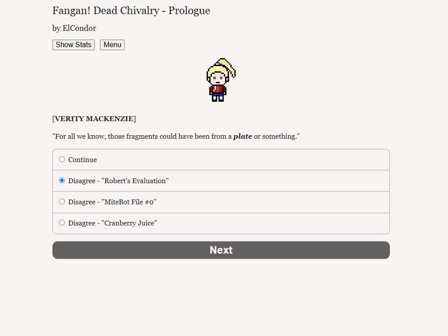 Fangan! Dead Chivalry - Screenshot
