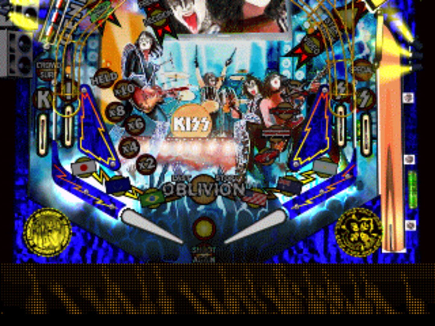 Kiss Pinball - Screenshot