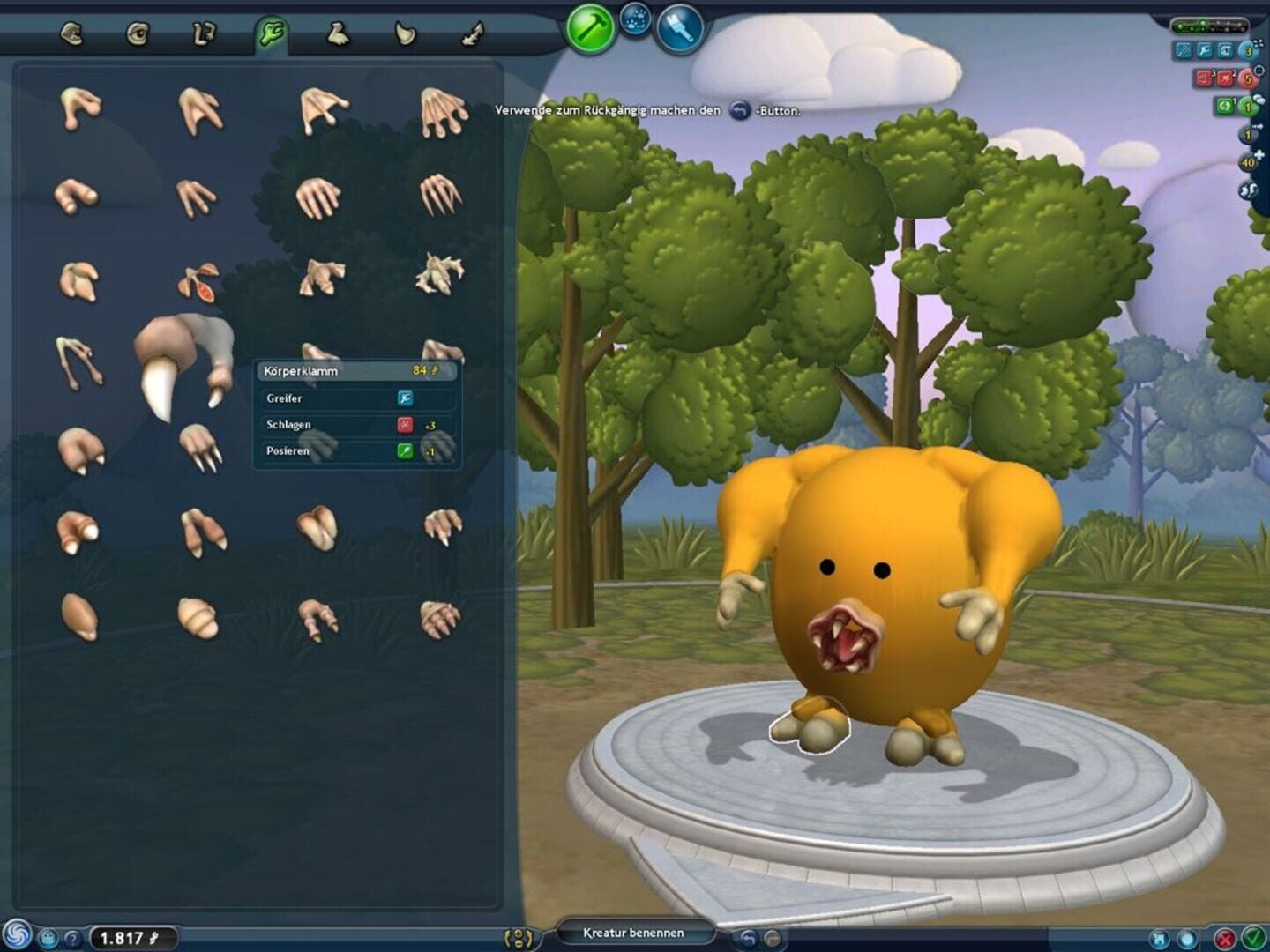 Spore Creature Creator - Screenshot