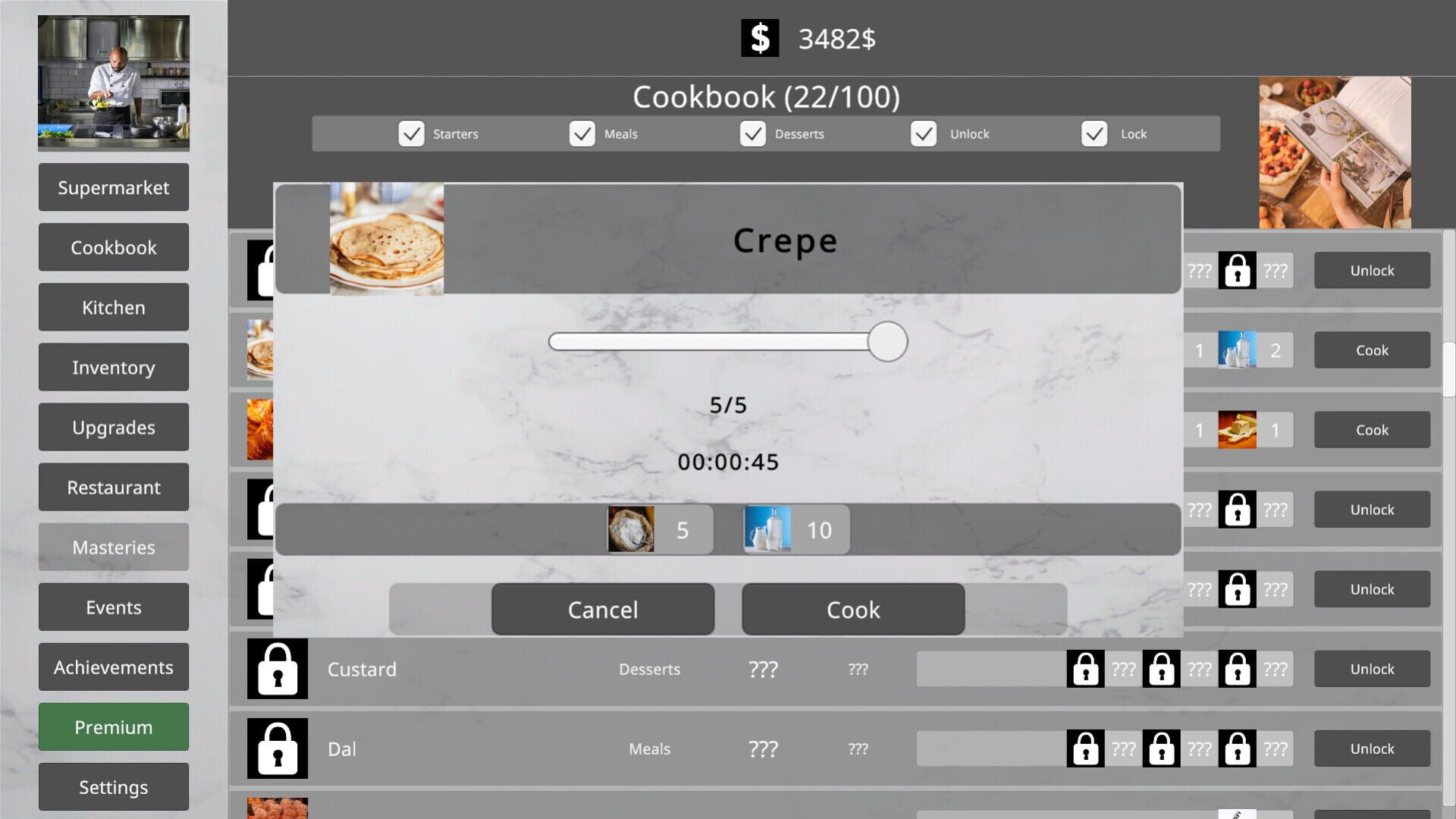Professional Chef - Screenshot