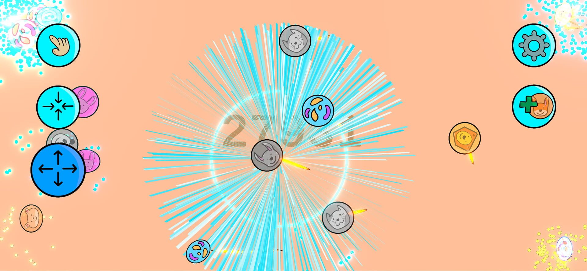 Bouncing Animals - Screenshot