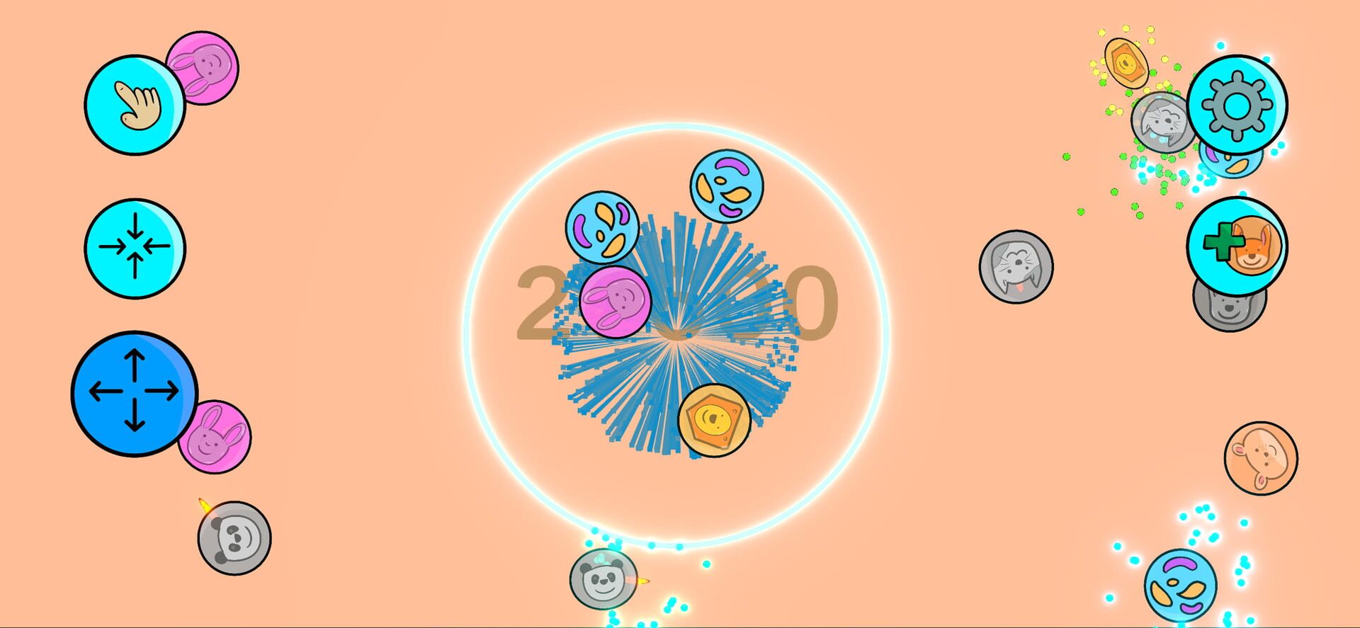 Bouncing Animals - Screenshot