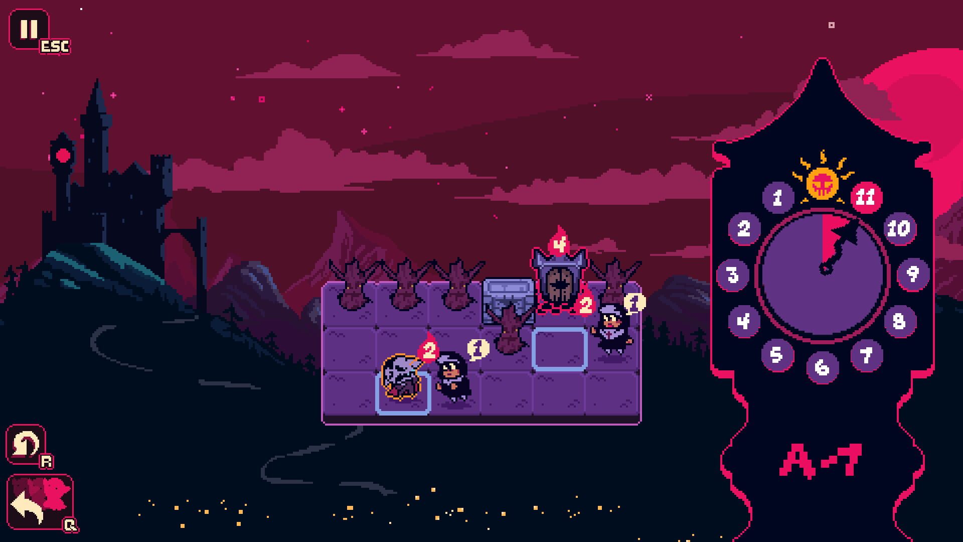 The Count is Down for Blood - Screenshot