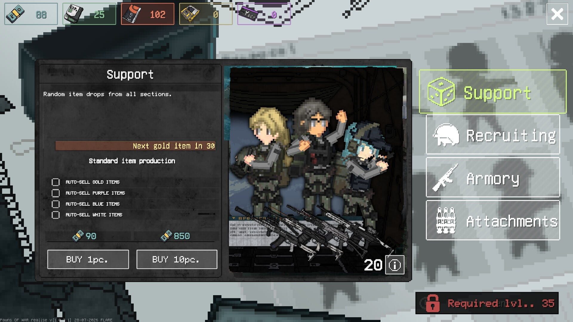 Pawns of War - Screenshot