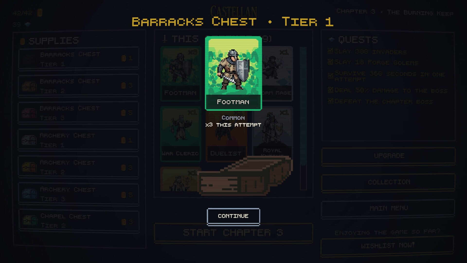 Castellan - Screenshot