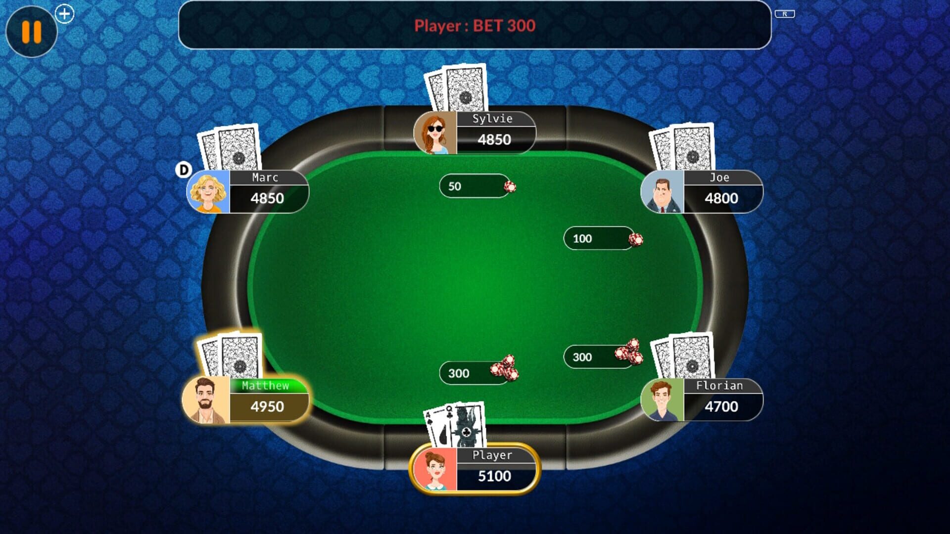 Poker: Texas & Omaha Hold'em - Premium Edition - Screenshot