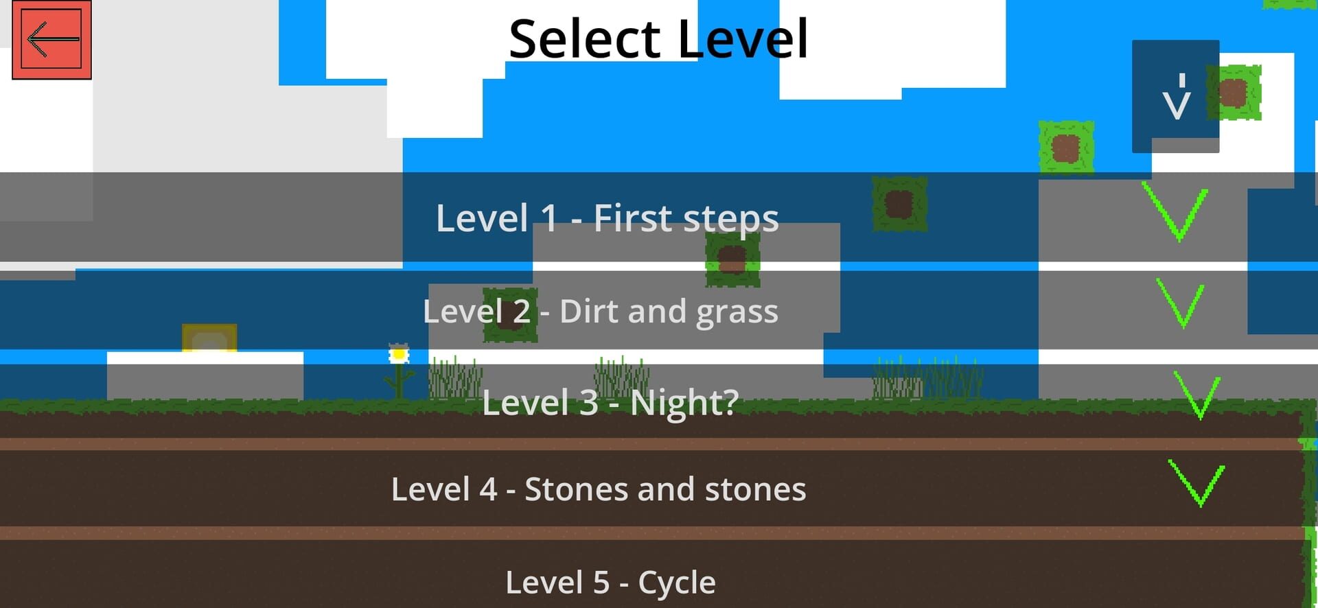 Green Steps - Screenshot