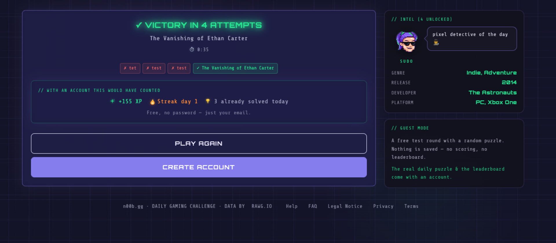 N00b.gg - Screenshot