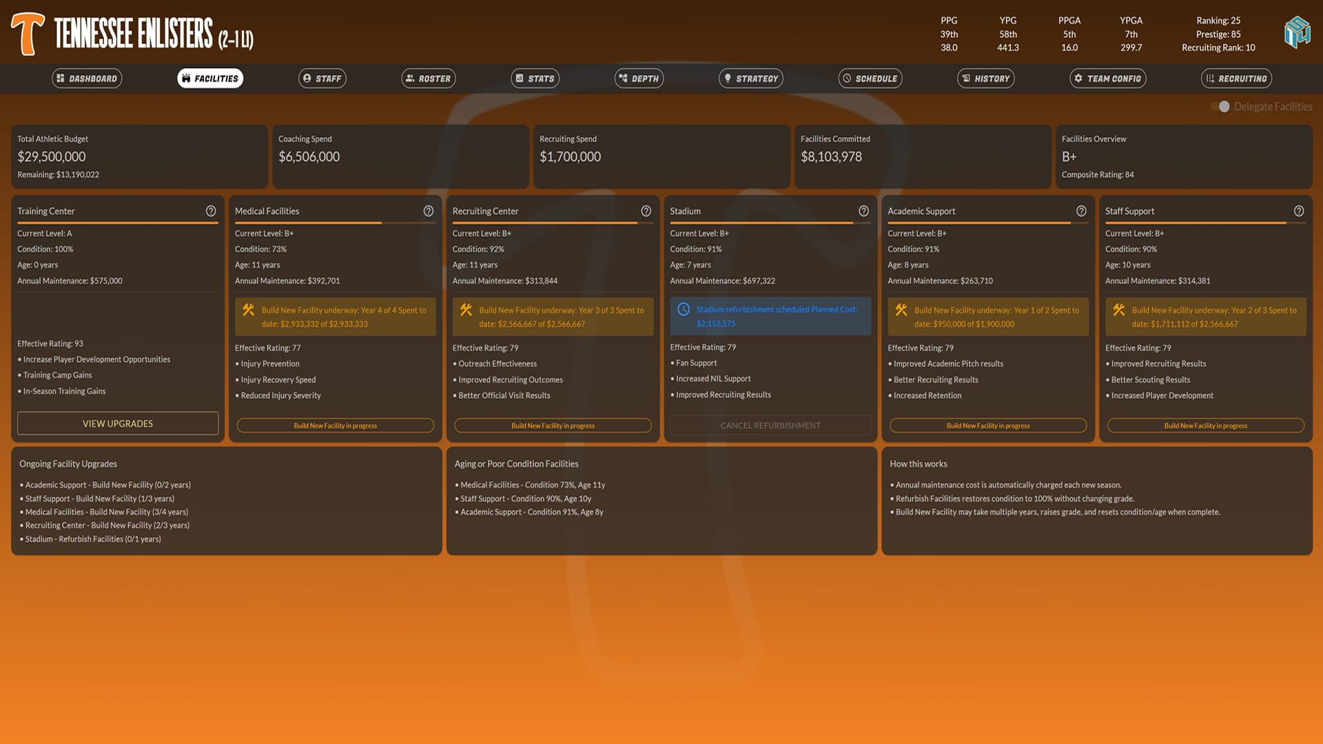 Draft Day Sports: College Football 27 - Screenshot