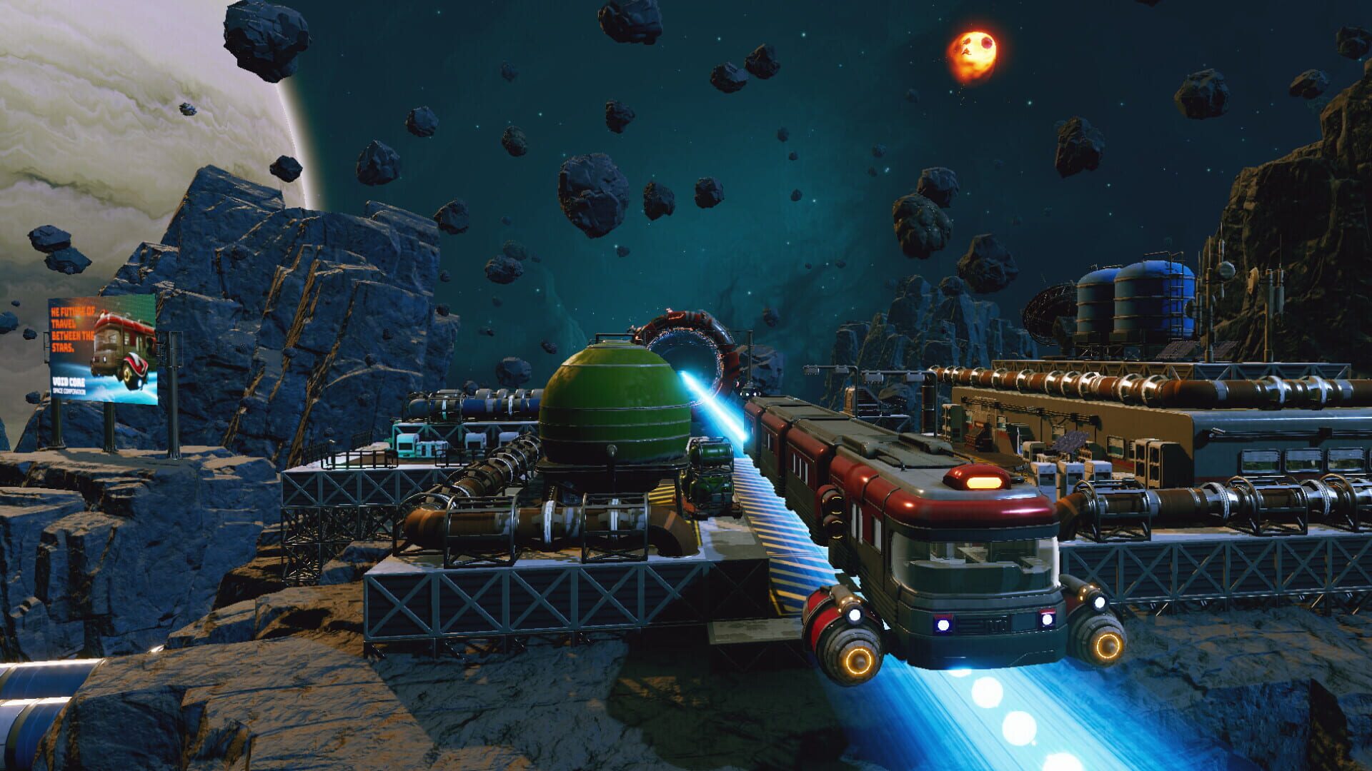 SurviRail: Deep Space - Screenshot