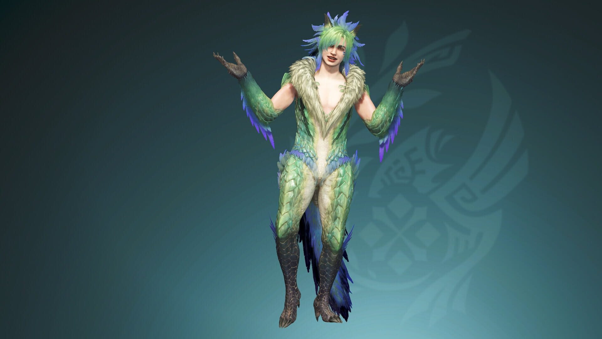 Monster Hunter Wilds: Erik Outfit - Crestcollar Seikret Suit - Screenshot