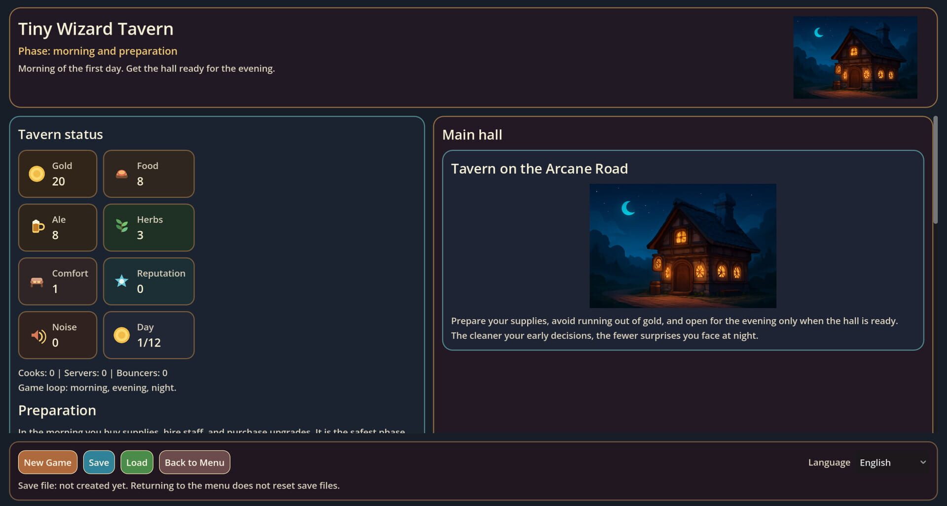 Tiny Wizard Tavern - Screenshot