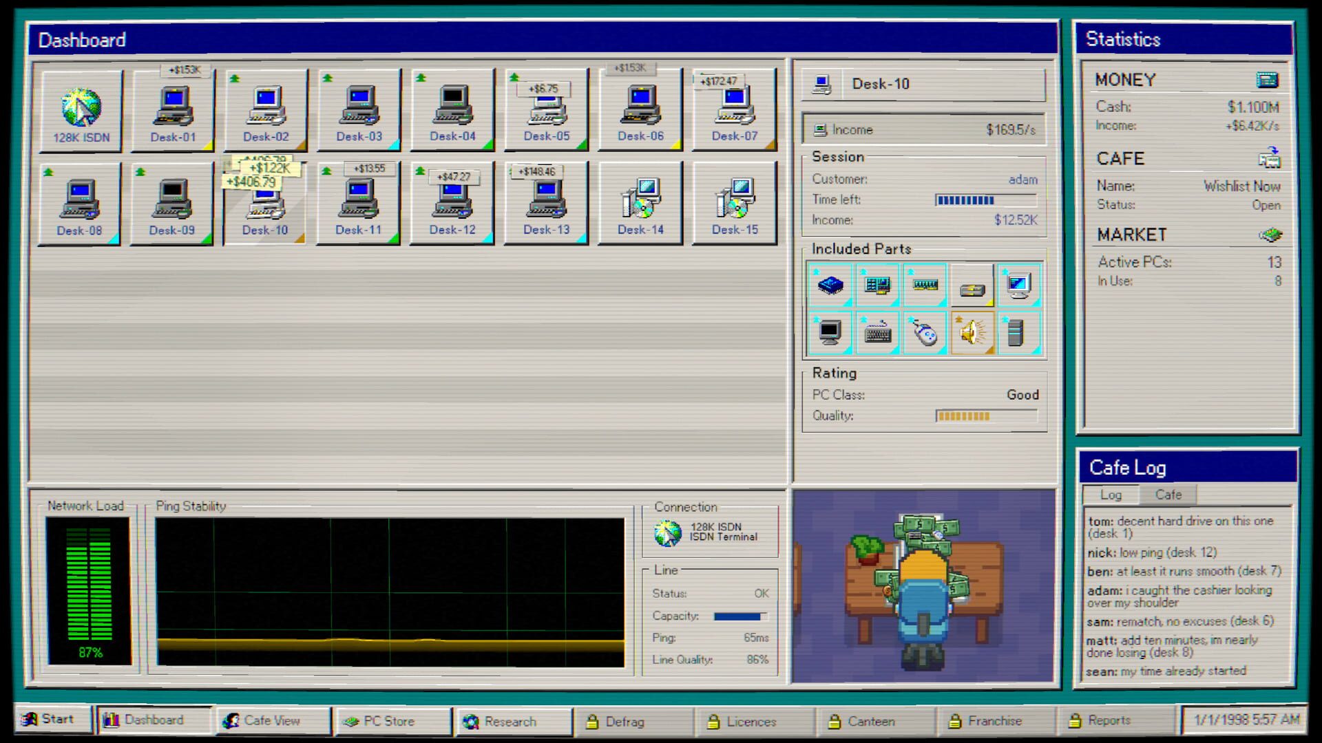 Internet Cafe 98