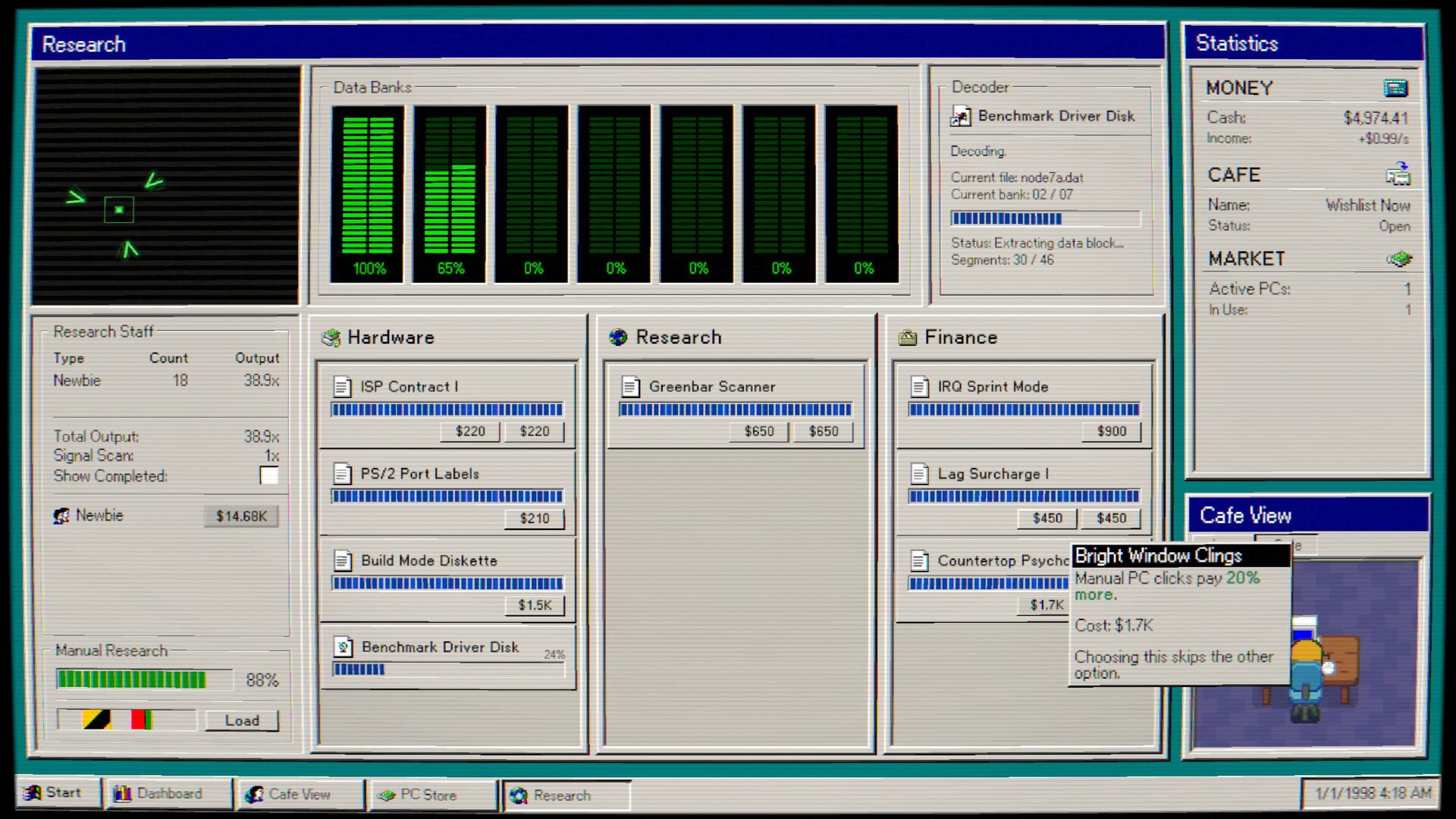Internet Cafe 98 - Screenshot