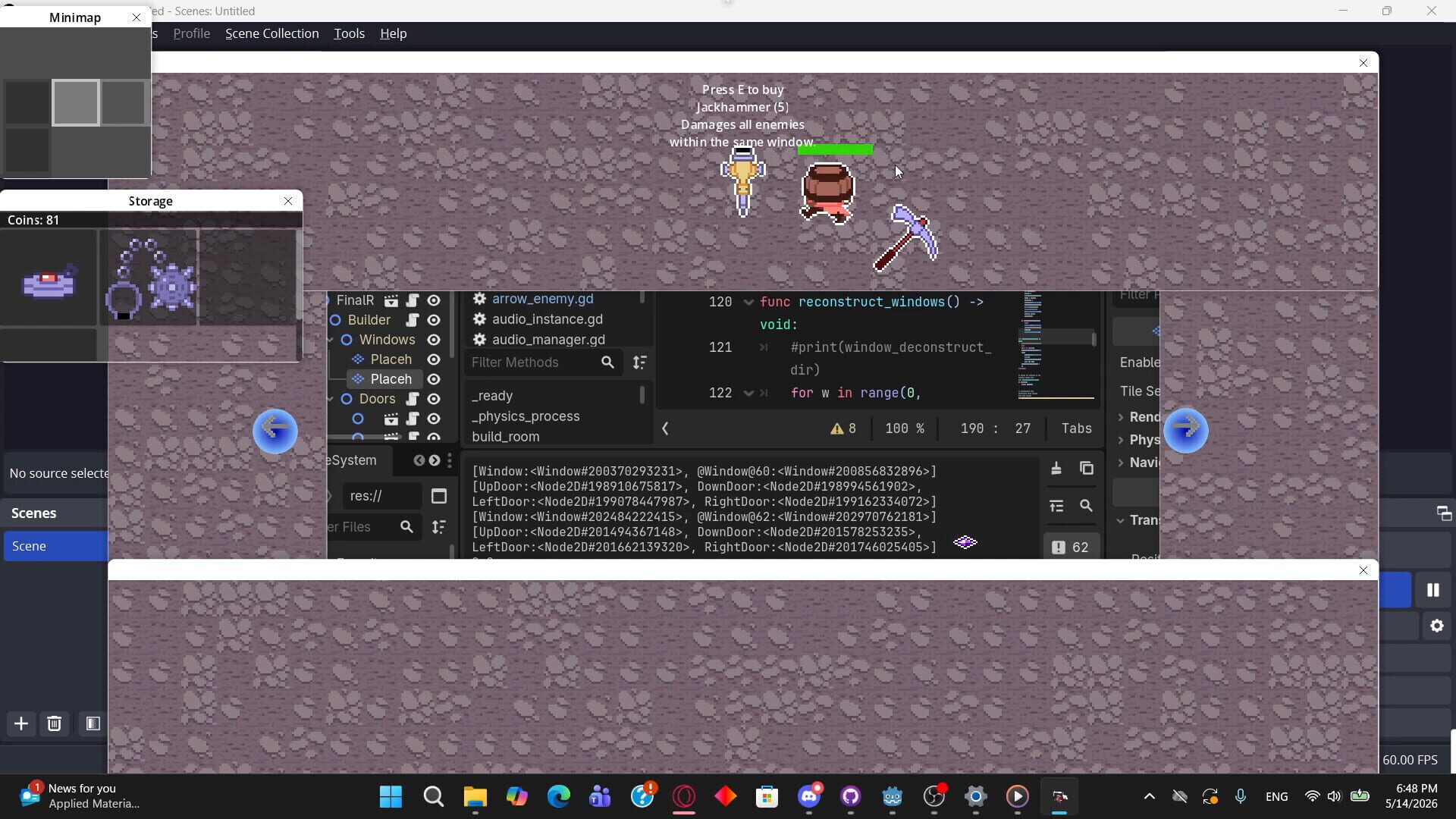 Coredump - Screenshot