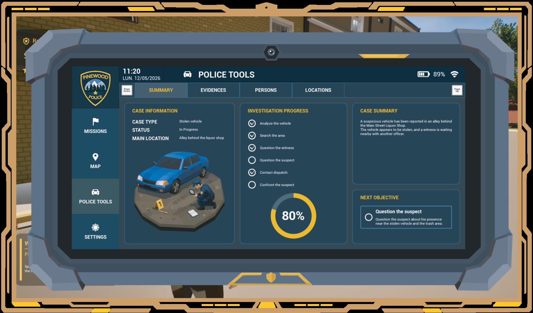 Federal Cadet - Screenshot